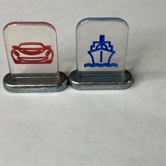 Monopoly Revolution 2010 Replacement Pieces Tokens/Movers Lot Of 6 Plus 2 Dice - Picture 3 of 7